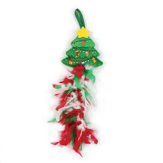 Christmas Tree Door Hanger Cat Toy
