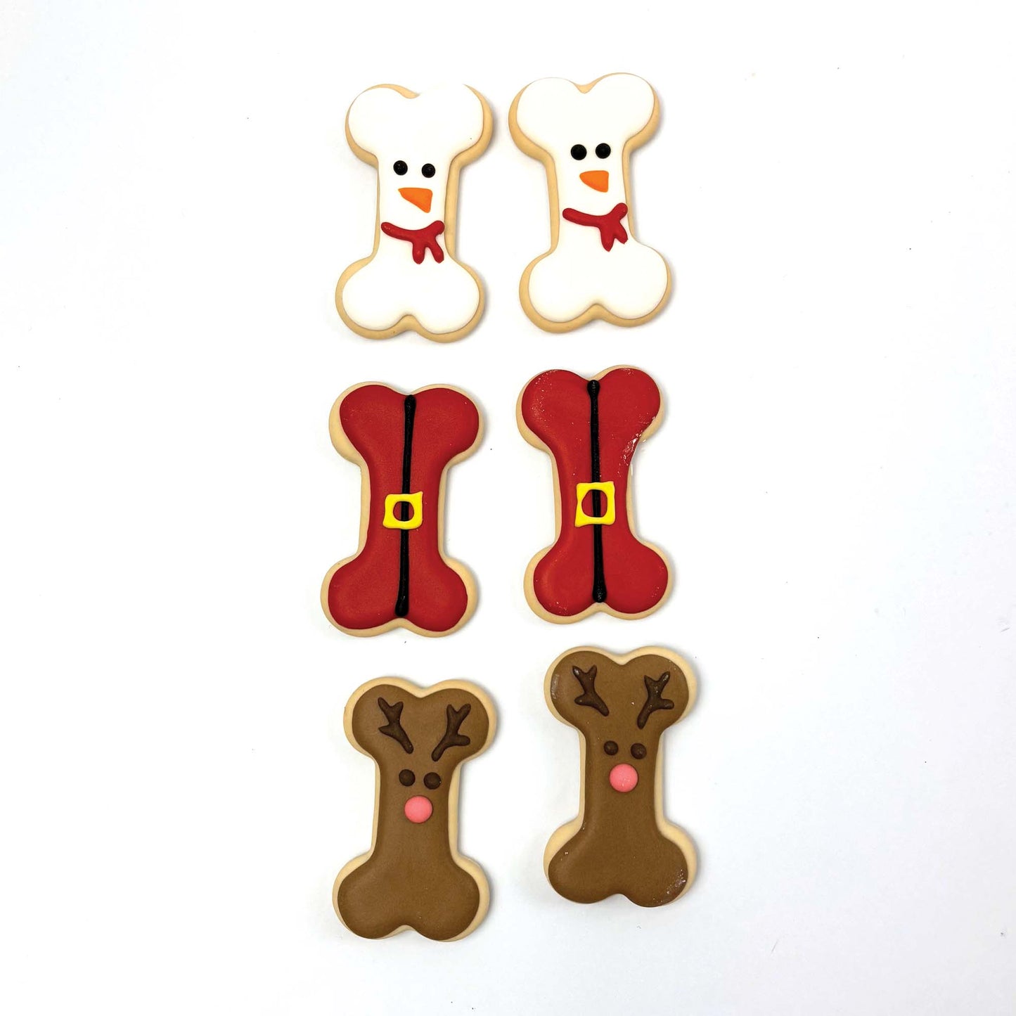 Christmas Bones Festive Dog Biscuits 6pc x6