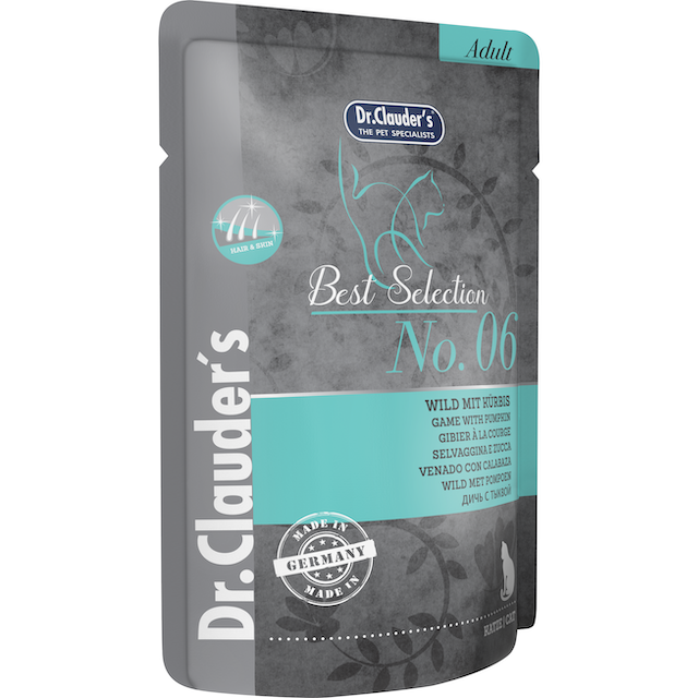 Dr Clauder's Best Selection Adult No.6 Game with Pumpkin for Cats 16pk
