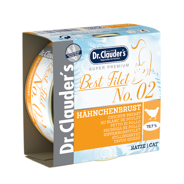 Dr Clauder's Cat Best Fillet No 2 Chicken Breast 70g