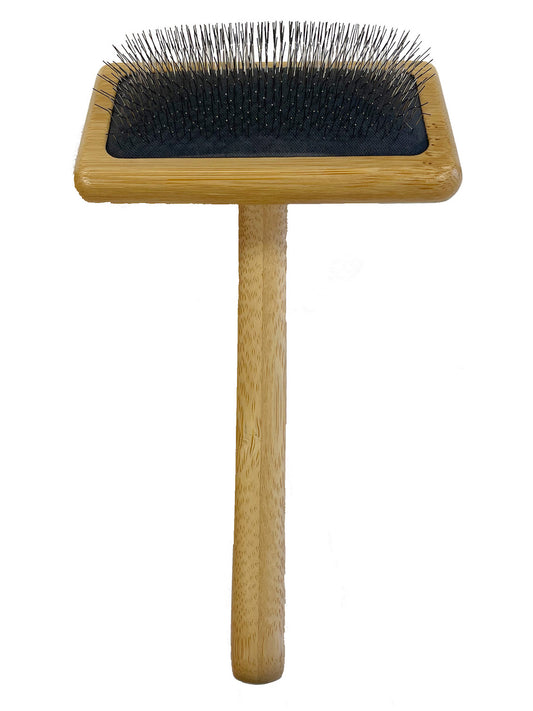 Happy Pet Bamboo Groom Slicker - Medium