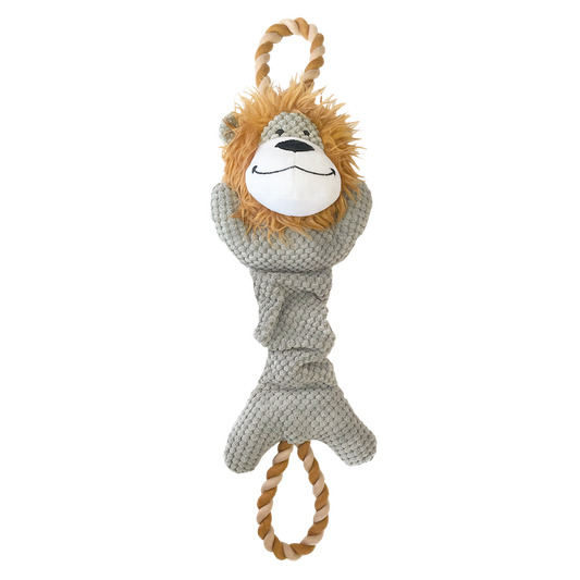 Happy Pet Ropee Top n Tail Lion Toy