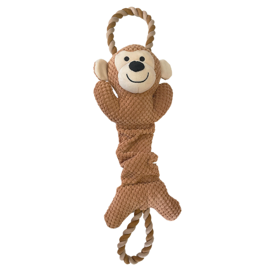 Happy Pet Ropee Top n Tail Monkey Toy