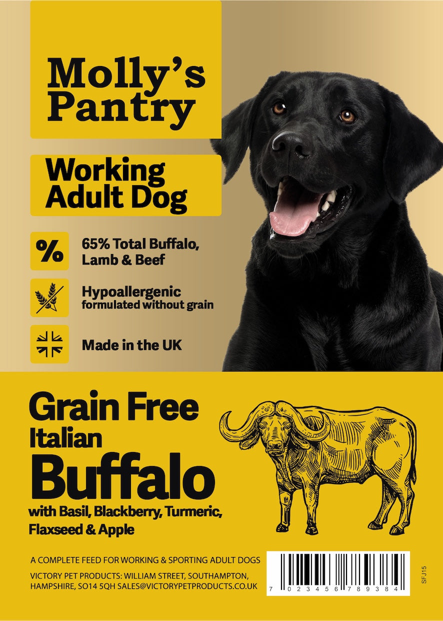Molly's Pantry 65% Italian Buffalo Adult Dog