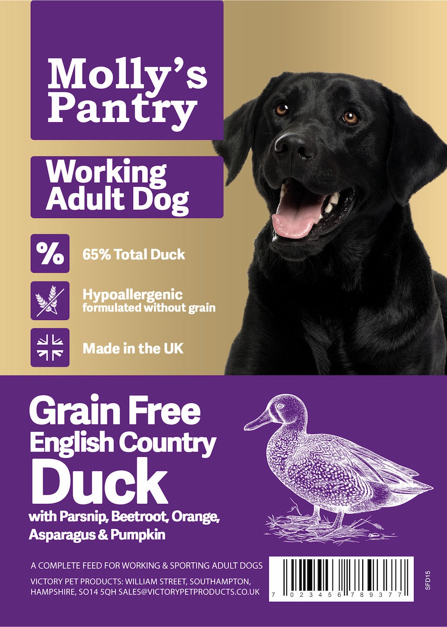 Molly's Pantry 65% Country Duck Adult Dog