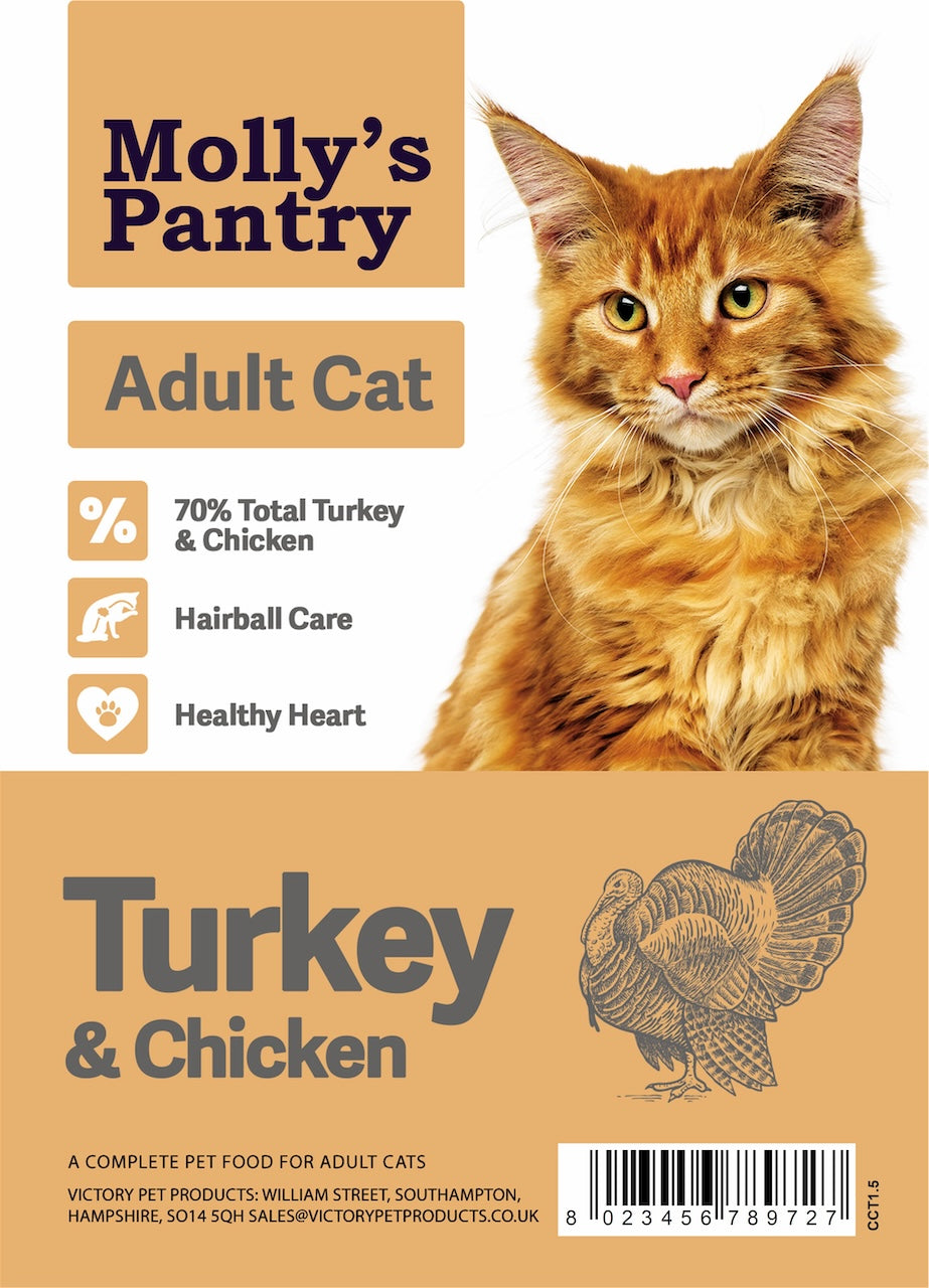 Molly's Pantry Adult Cat Turkey & Chicken
