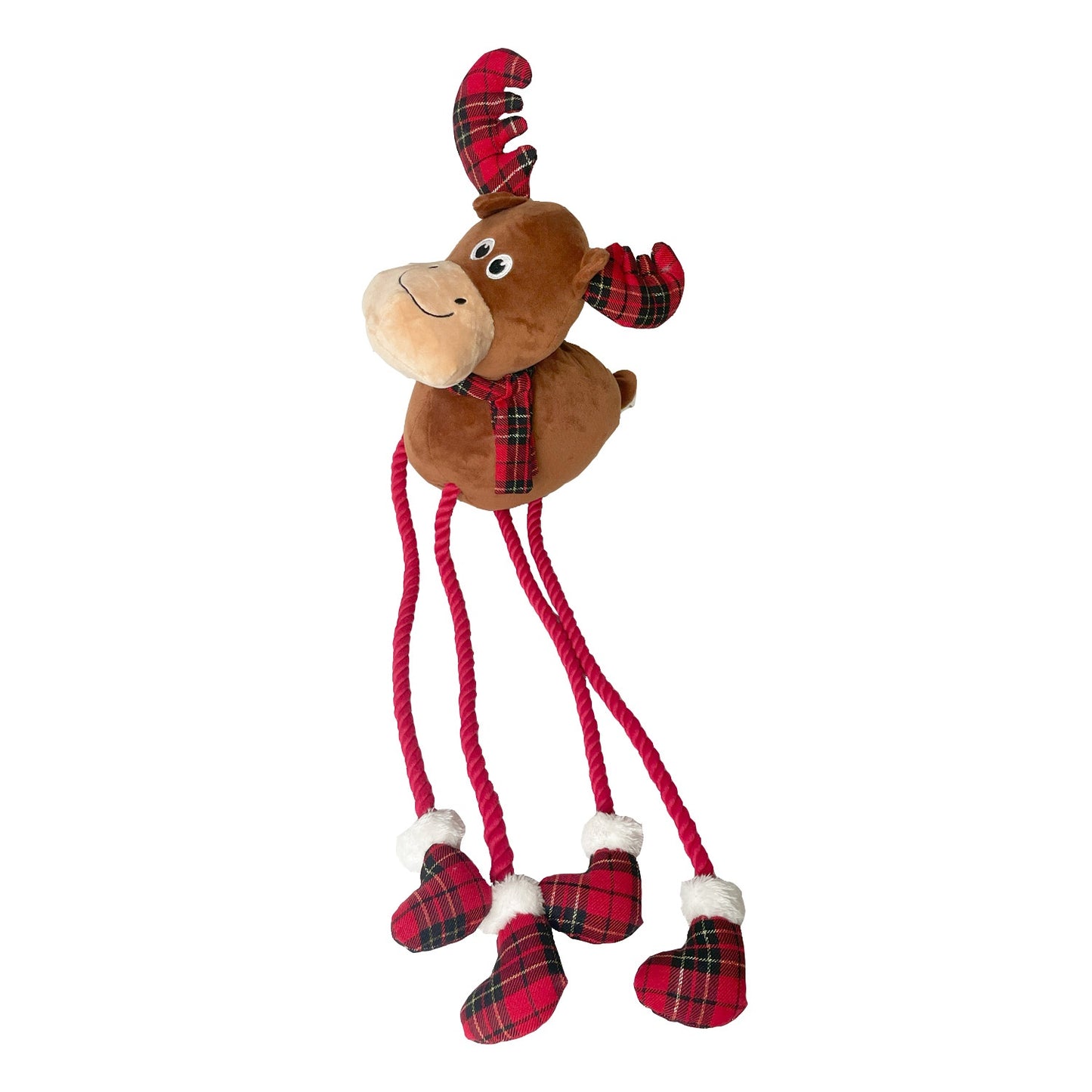 Happy Pet Ropee Long Legs Reindeer Toy