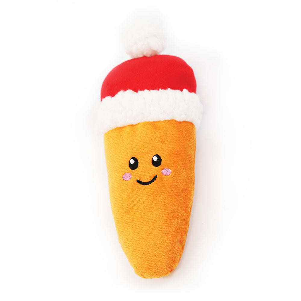 Christmas Carrot Dog Toy
