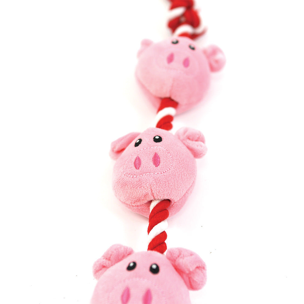 String of Piglets Rope Dog Toy