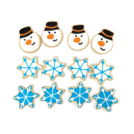 Snowy Days Festive Dog Biscuits 12pc x6