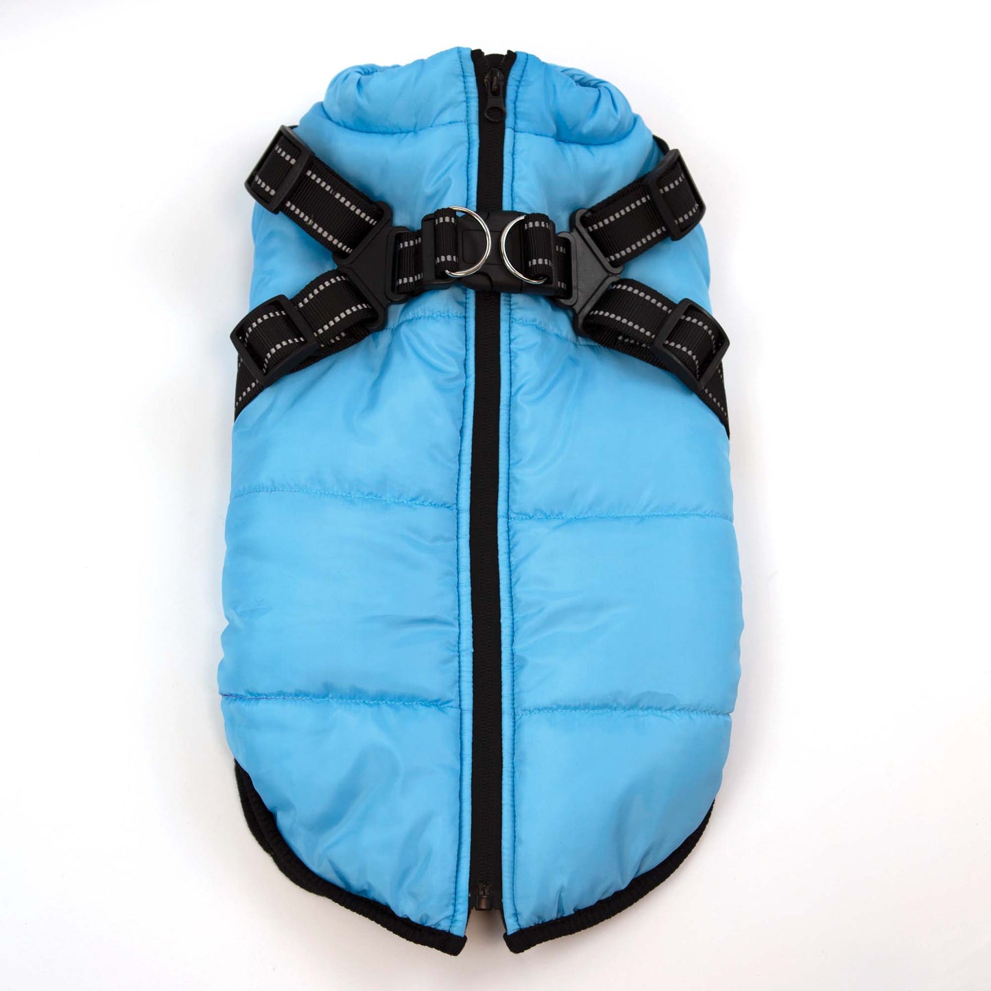 Harness Dog Jacket - Light Blue