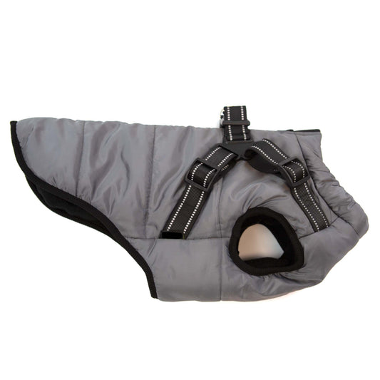 Harness Dog Jacket - Grey