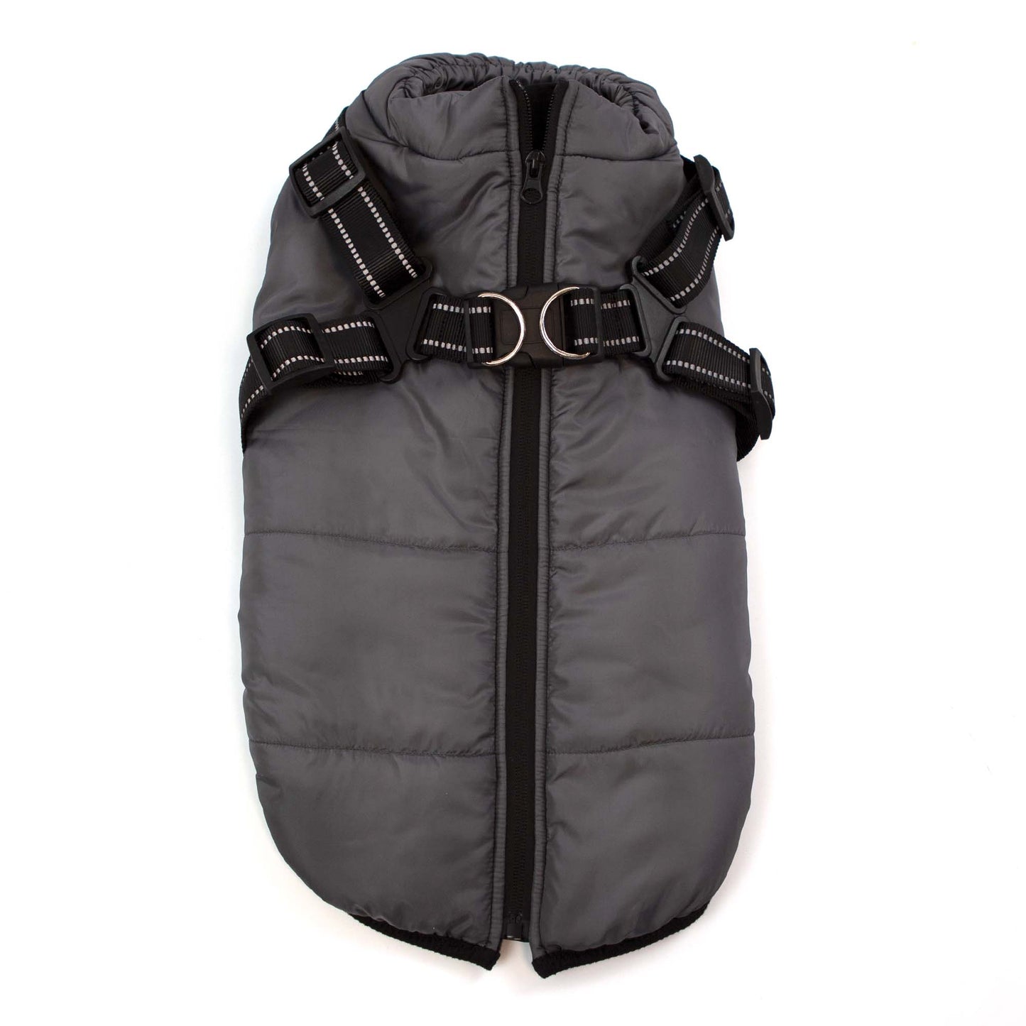 Harness Dog Jacket - Grey