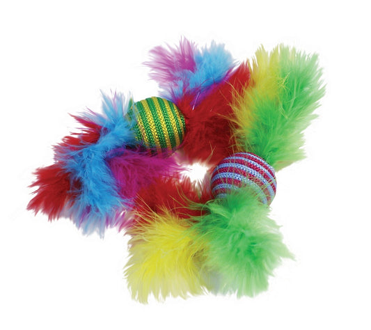 Happy Pet Carnival Rattler Cat Toy 2pc