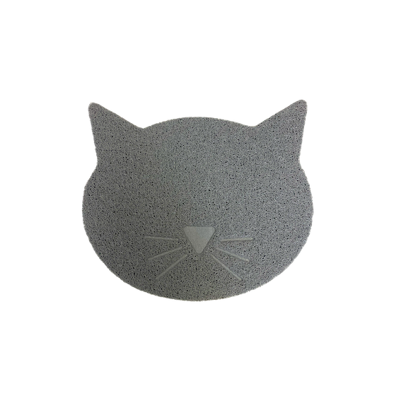 Cat Feeding Mat - Grey