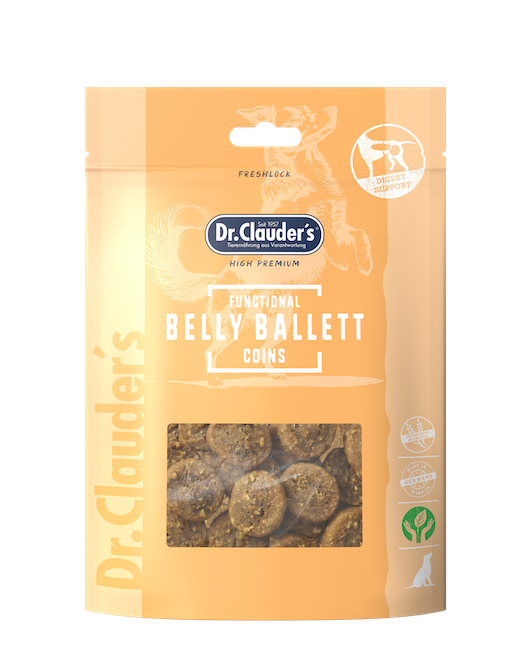 Dr Clauder's Functional Coin Treats - Belly Ballet 80g