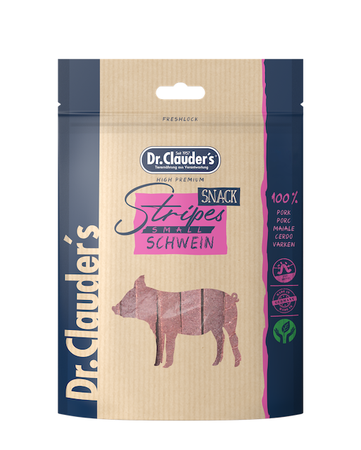 Dr Clauder's Small Stripes Pork 80g