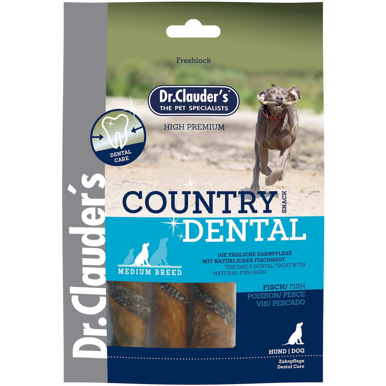Dr Clauders Country Dental Snack Fish 100g