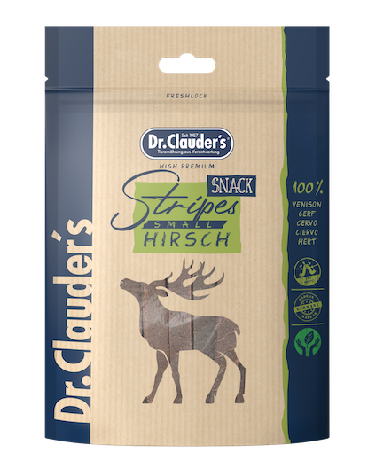 Dr Clauder's Small Stripes Venison 80g