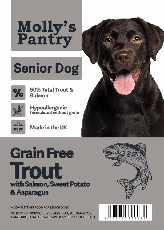 Molly's Pantry 50% Trout with Salmon Senior Dog