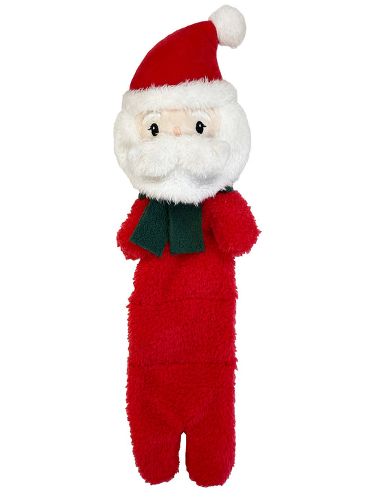 Happy Pet Unstuffed Santa Dog Toy