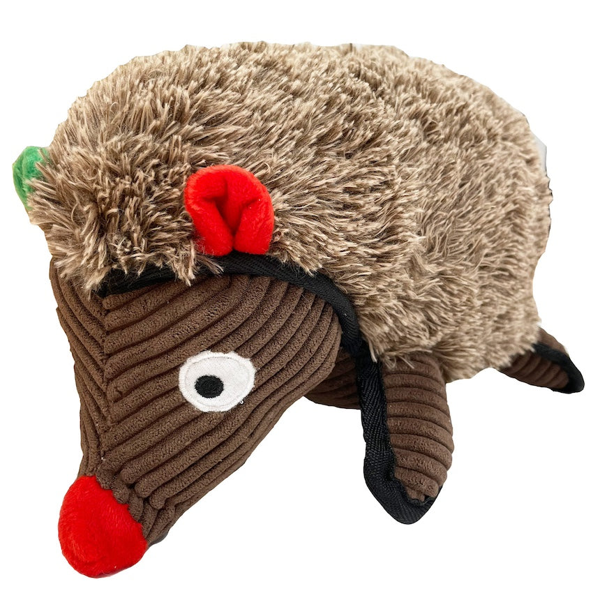 Happy Pet Luxury Christmas Hedgehog Dog Toy