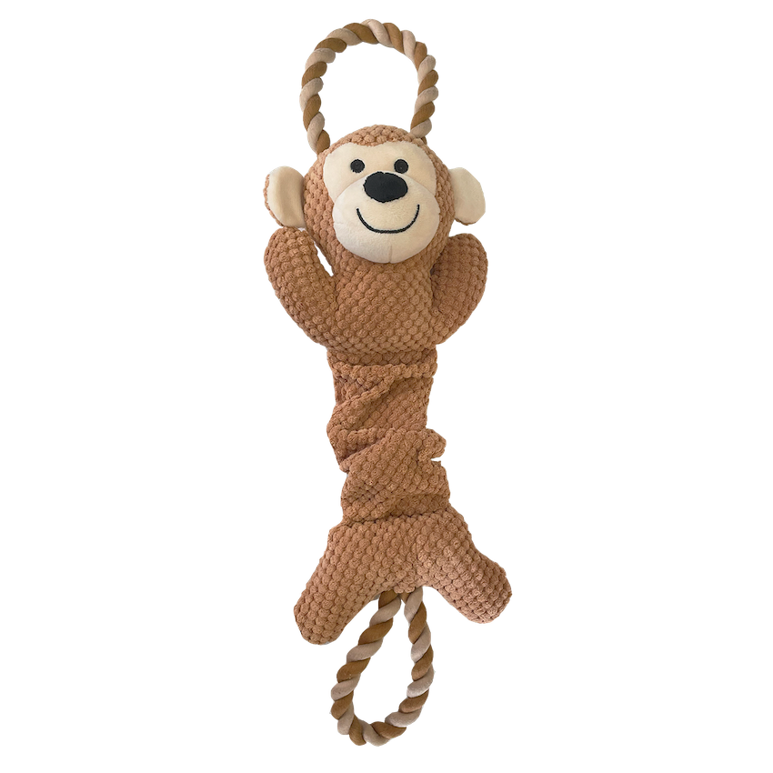 Happy Pet Ropee Top n Tail Monkey Toy