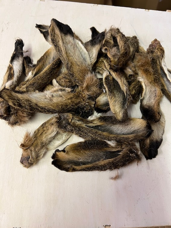 Hare Ears with Hair 1kg