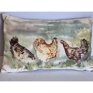 Lorient Decor Cushion - Chicken run