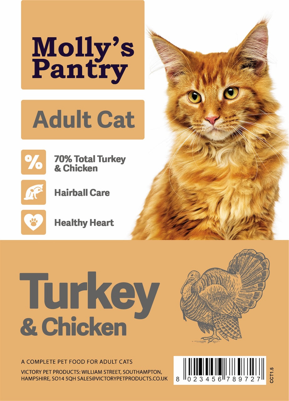Molly's Pantry Adult Cat Turkey & Chicken