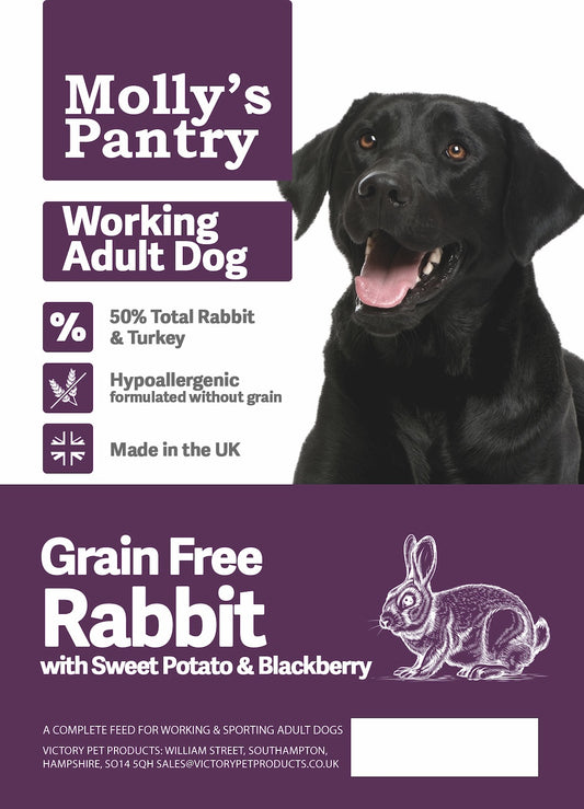 Molly's Pantry 50% Rabbit with Turkey Working Dog 15kg
