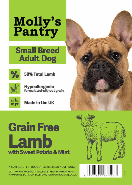 Molly's Pantry 50% GF Lamb Small Breed Adult Dog