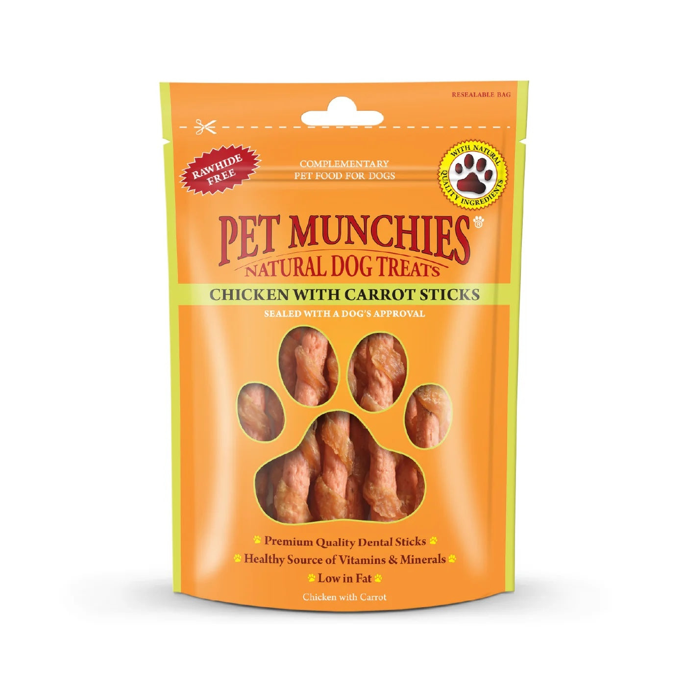 Pet Munchies Chicken & Carrot Sticks 80g
