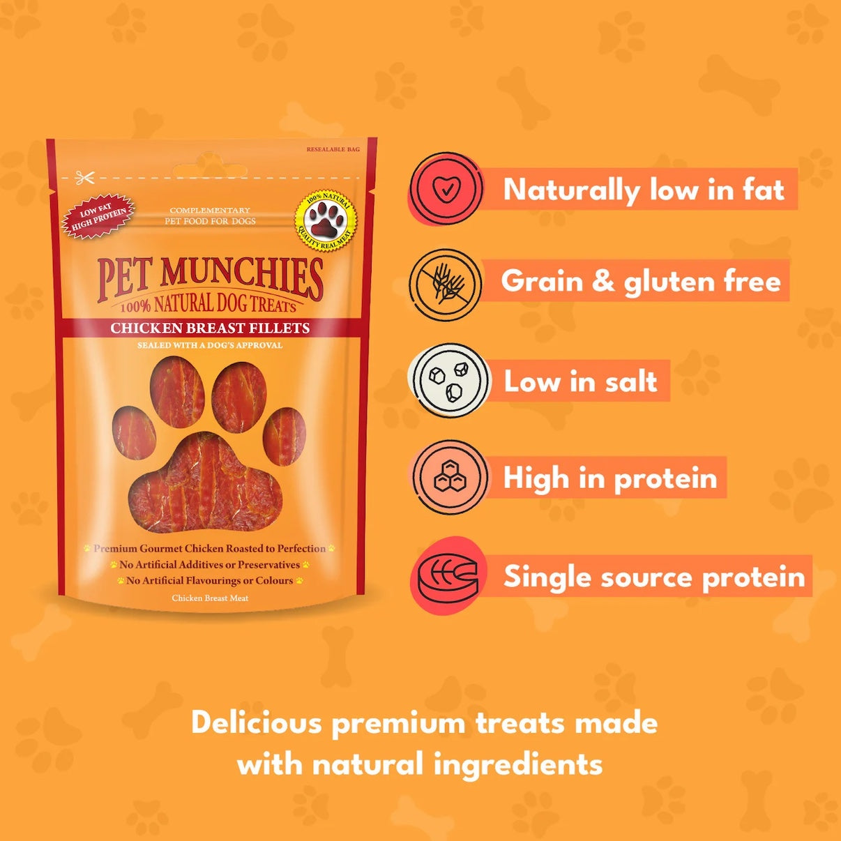 Pet Munchies Chicken Breast 100g