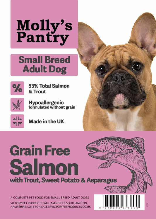 Molly's Pantry 50% GF Salmon with Trout Small Breed Adult Dog